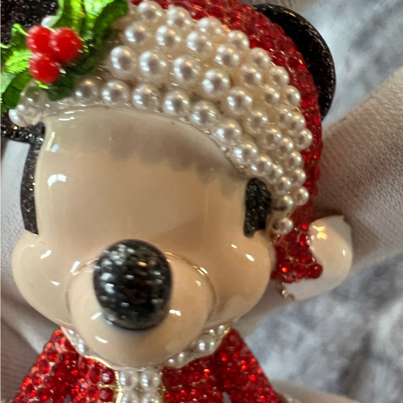 Disney/BaubleBar Mickey Mouse Bag Charm Purse Charm Keychain Xmas Edition - Picture 3 of 10